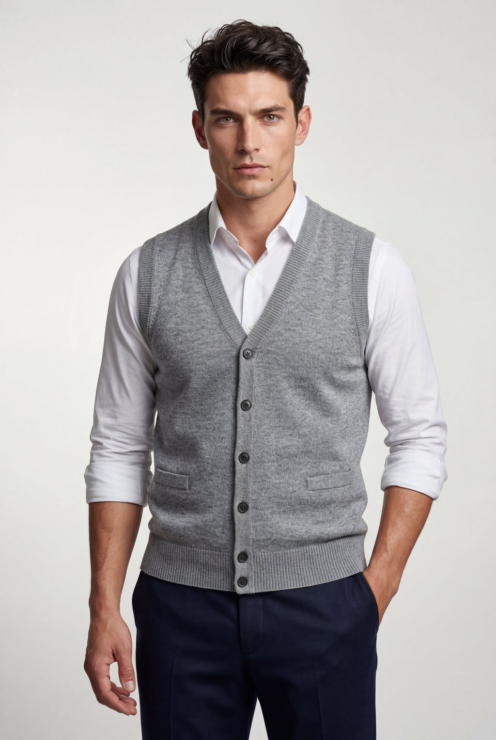 Zoyri | Classic Button Knit Vest