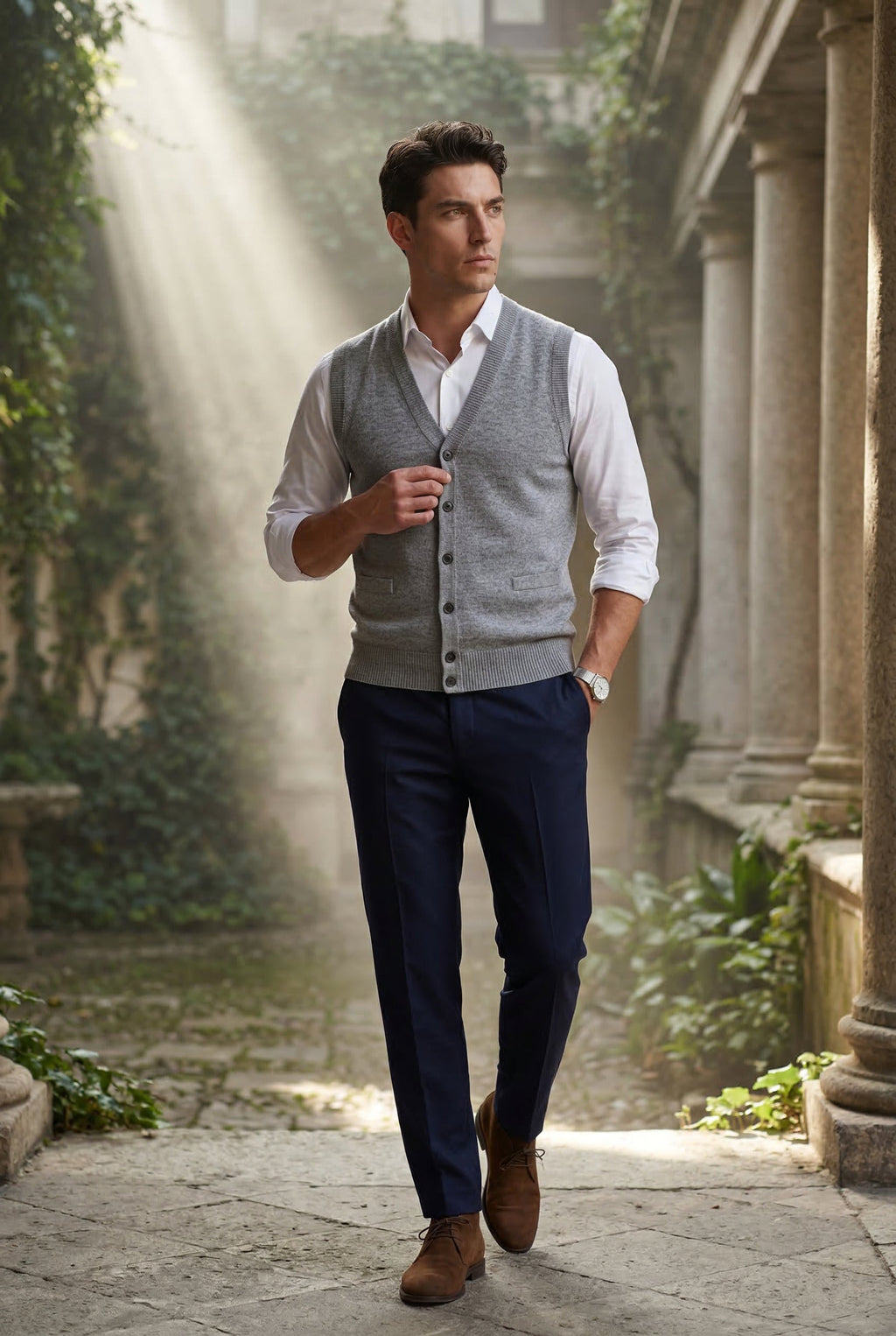 Zoyri | Classic Button Knit Vest