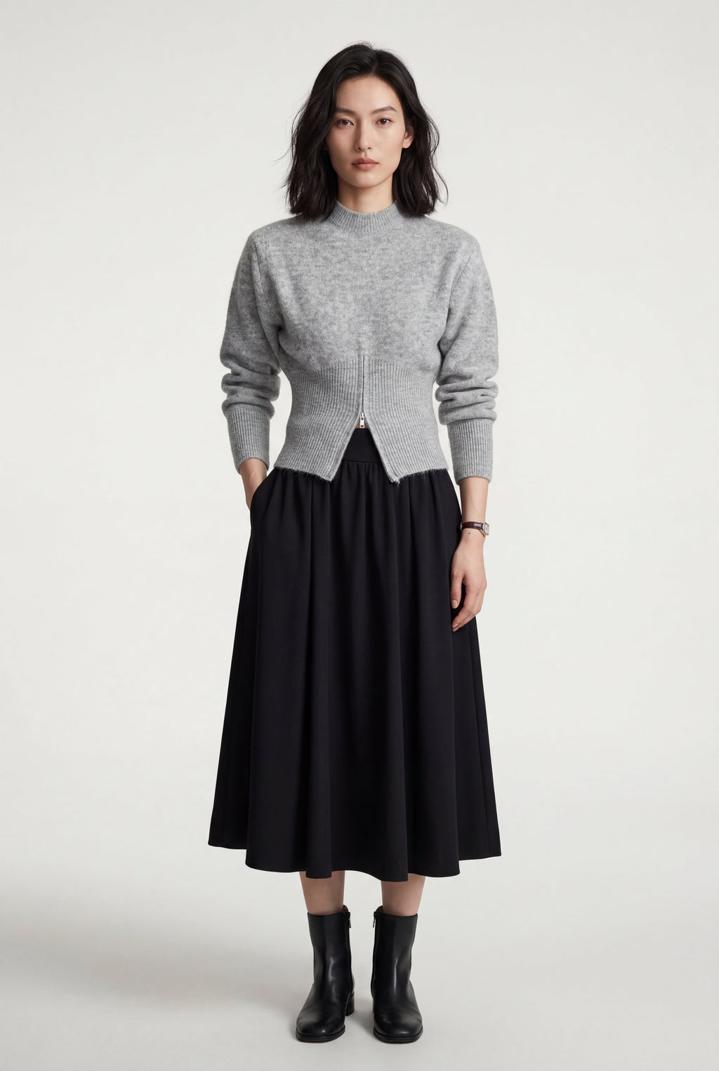 Zoyri | Half Zip Knit Sweater