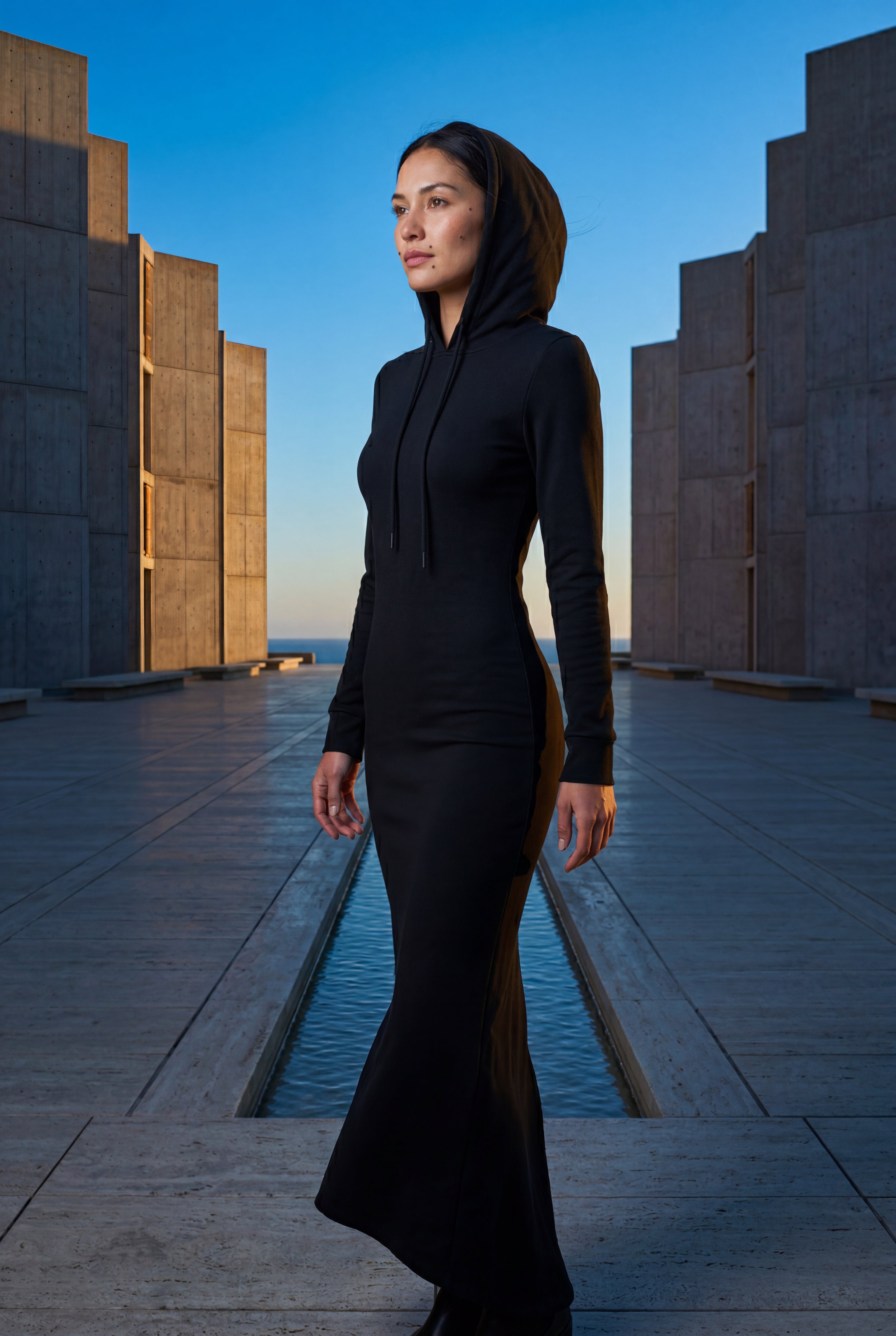 Zoyri | Hooded Maxi Dress