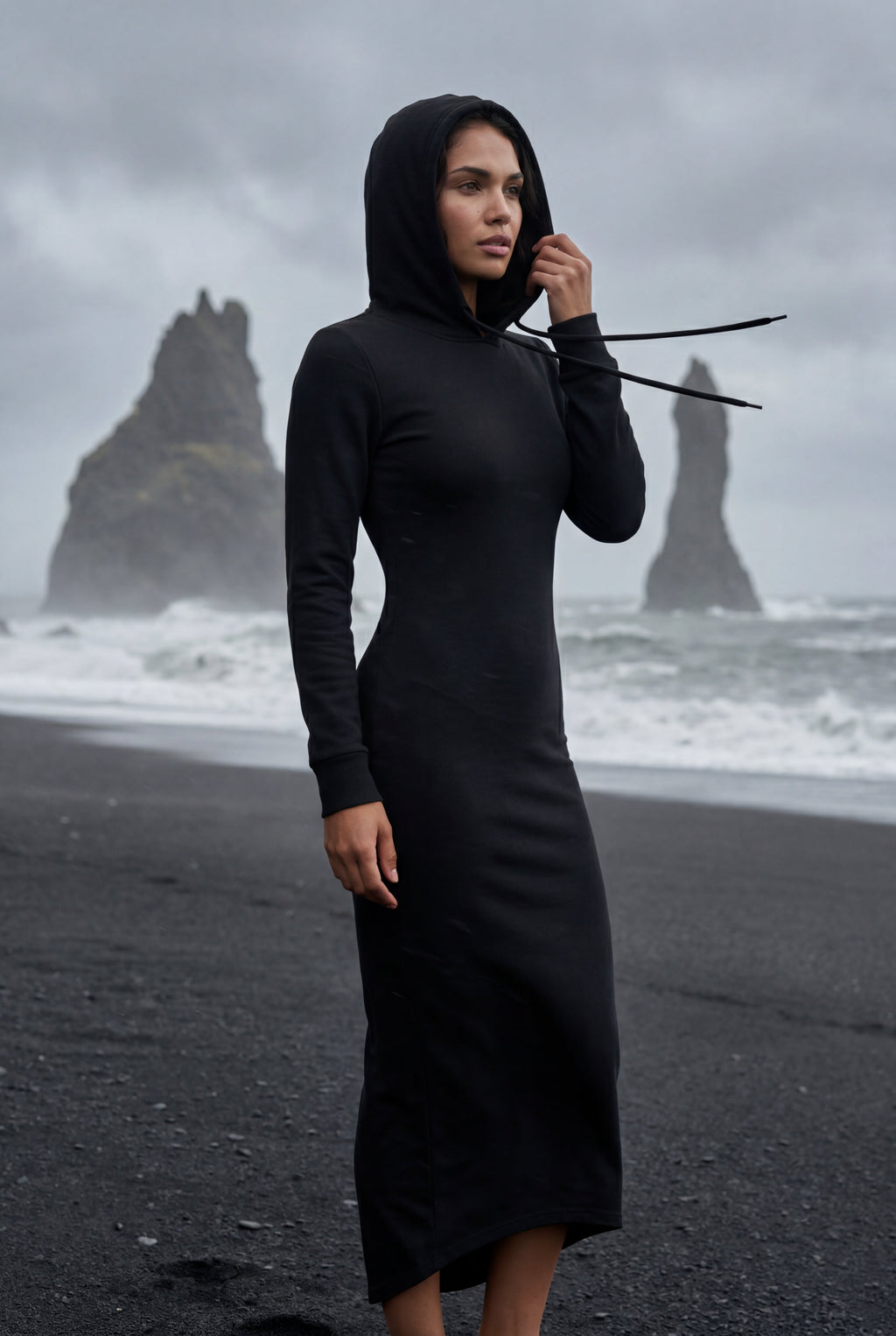 Zoyri | Hooded Maxi Dress