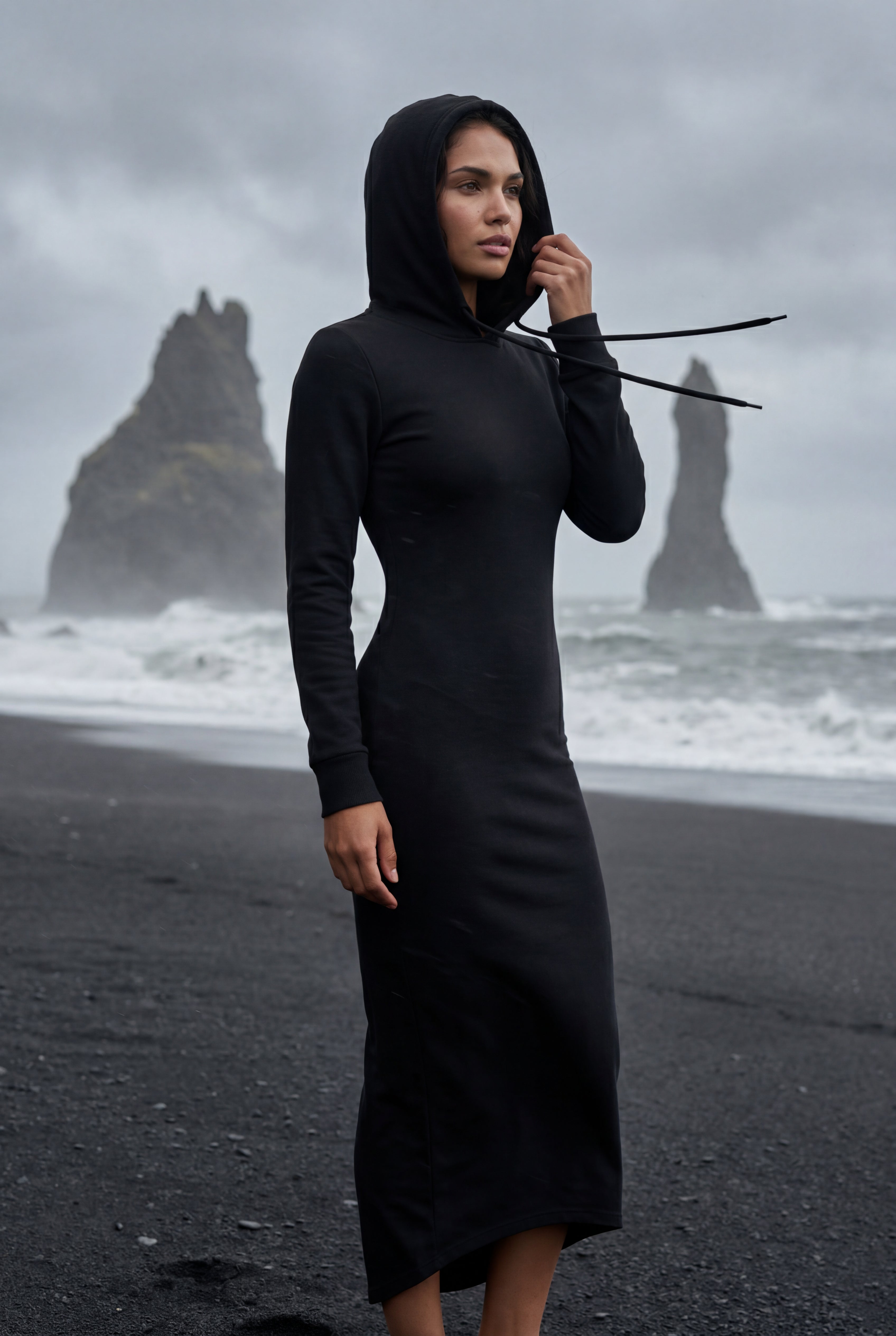 Zoyri | Hooded Maxi Dress