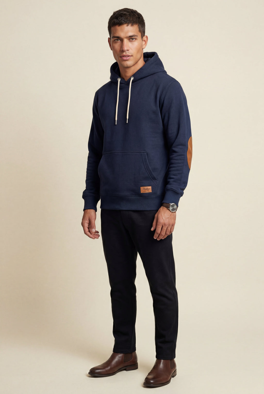 Zoyri | Contrast Patch Hoodie