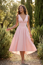 Zoyri | Sleeveless Corset Tie Midi Dress