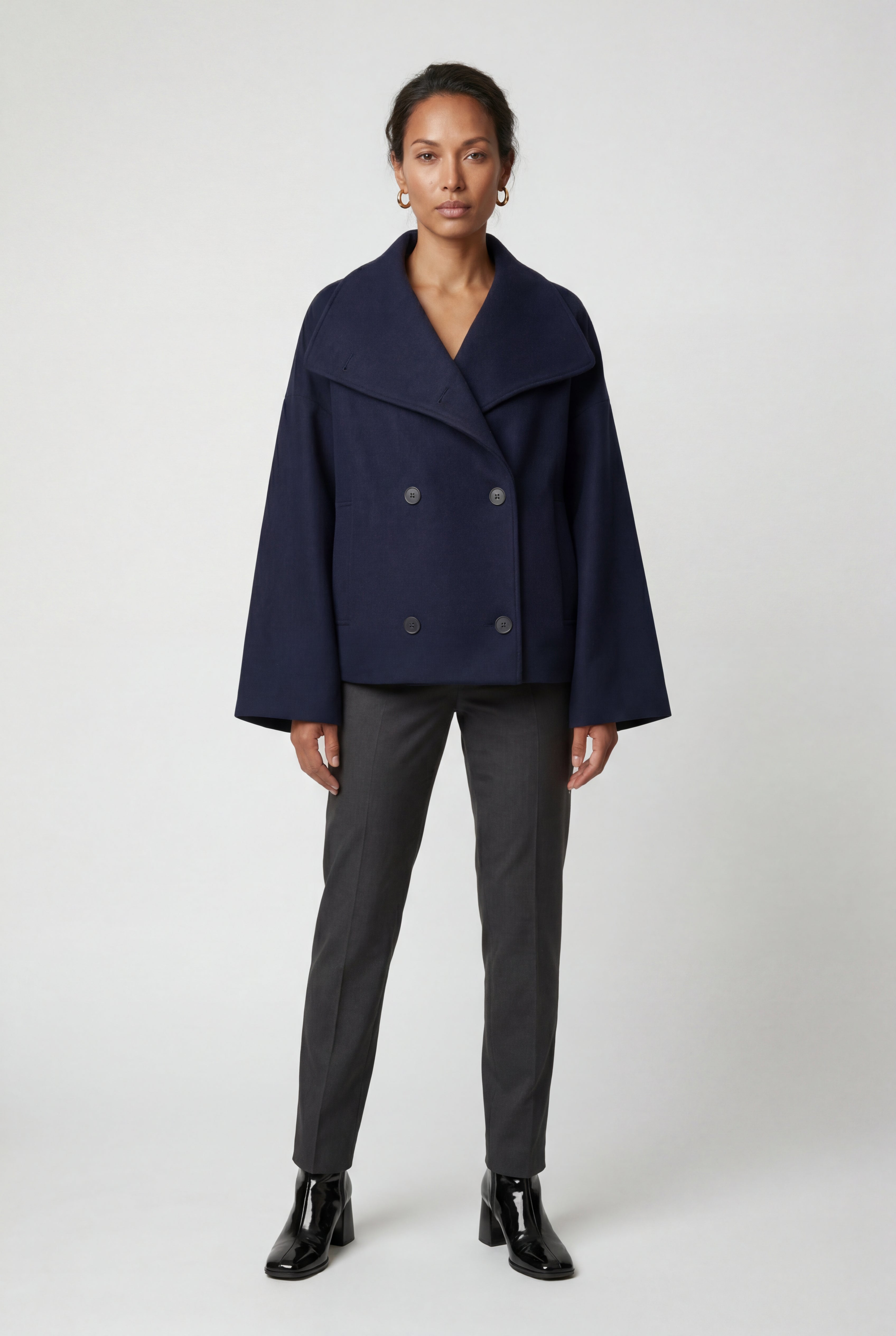 Zoyri | Double-Breasted Short Coat