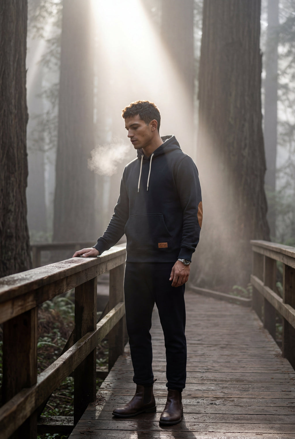 Zoyri | Contrast Patch Hoodie