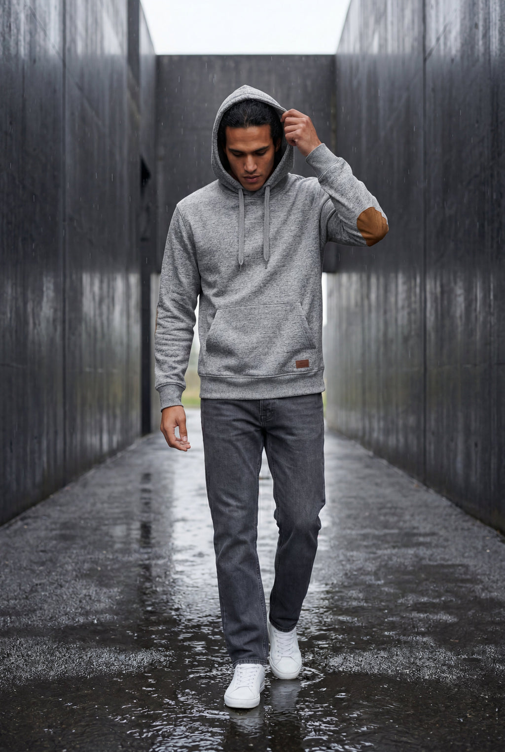Zoyri | Contrast Patch Hoodie