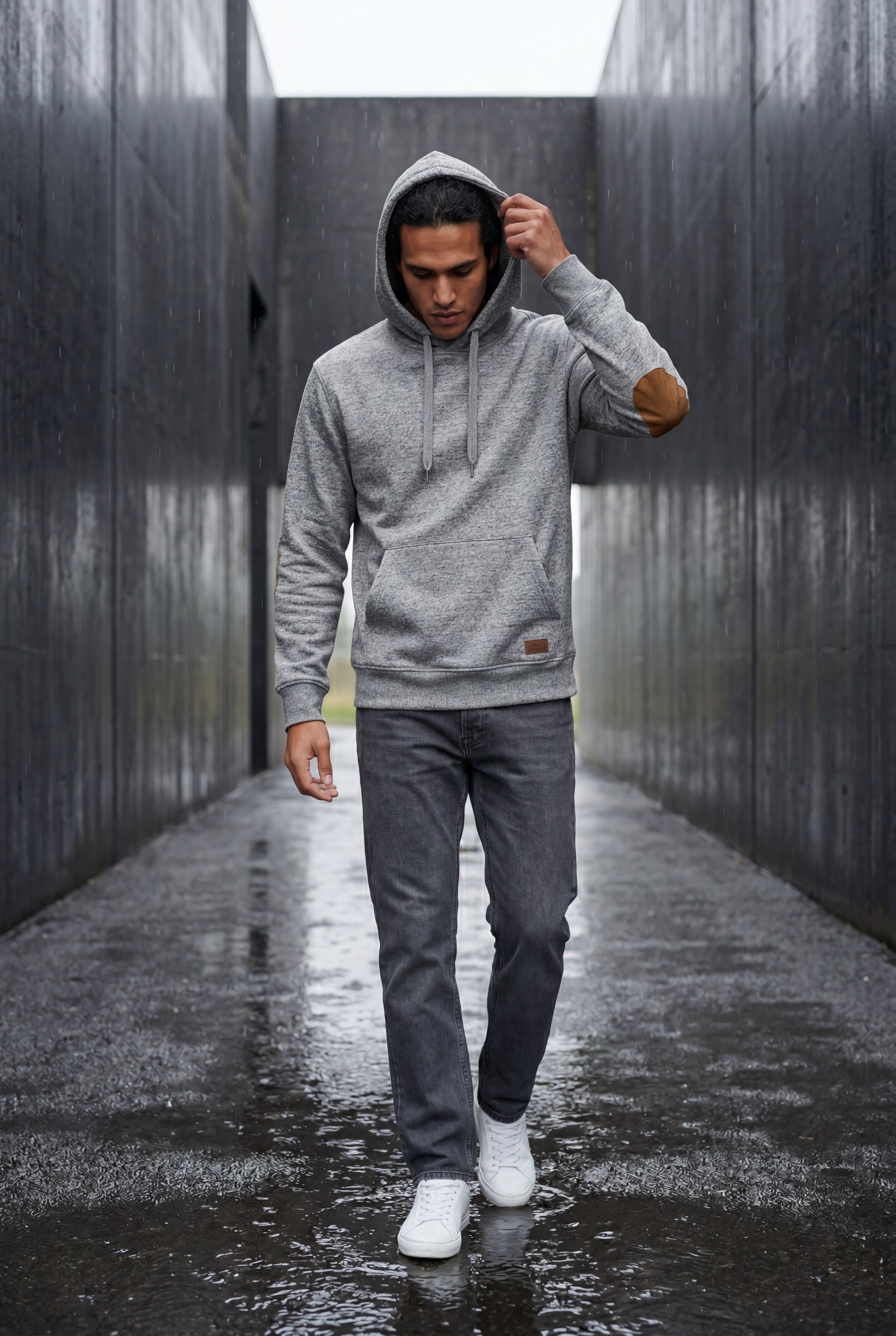 Zoyri | Contrast Patch Hoodie