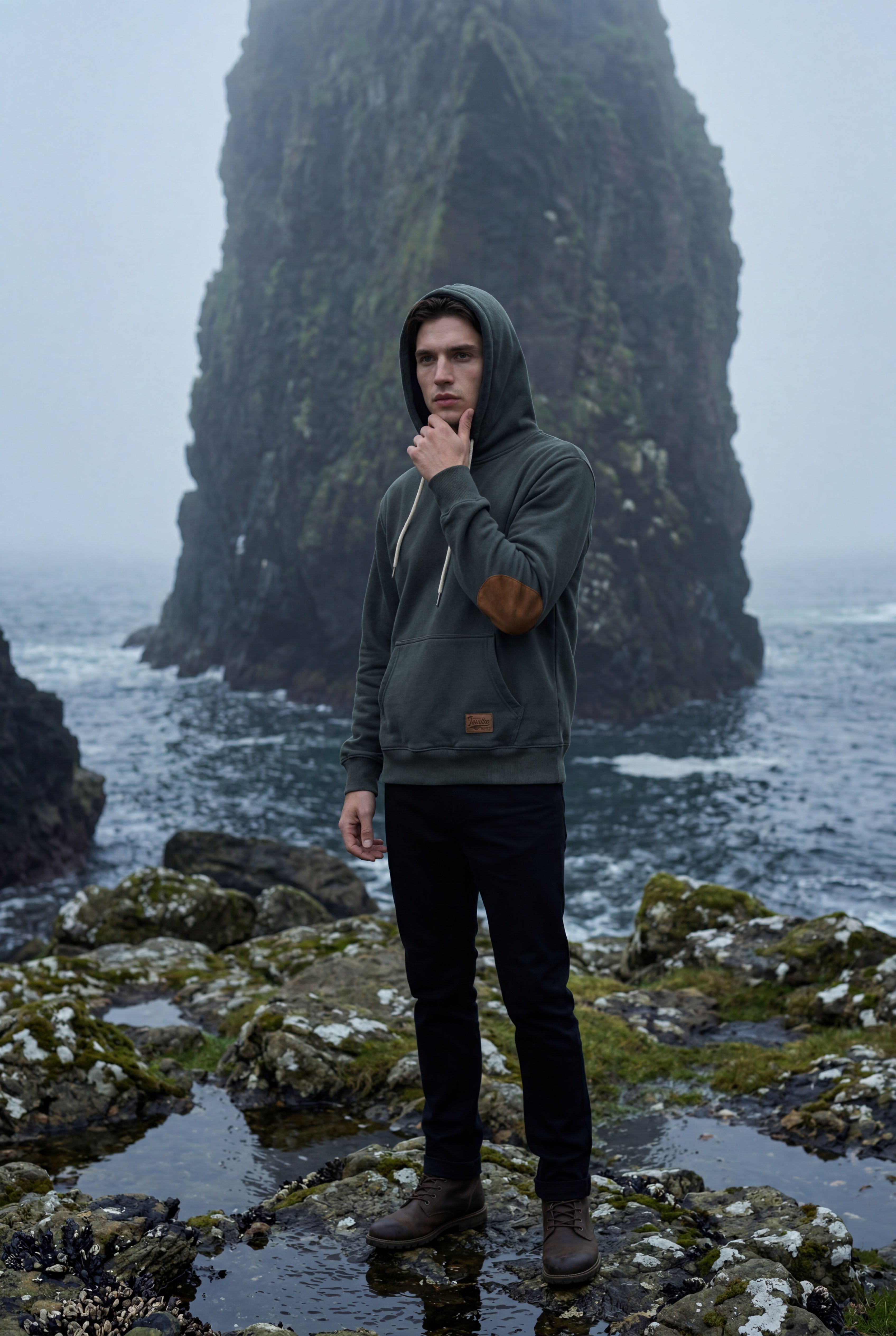 Zoyri | Contrast Patch Hoodie