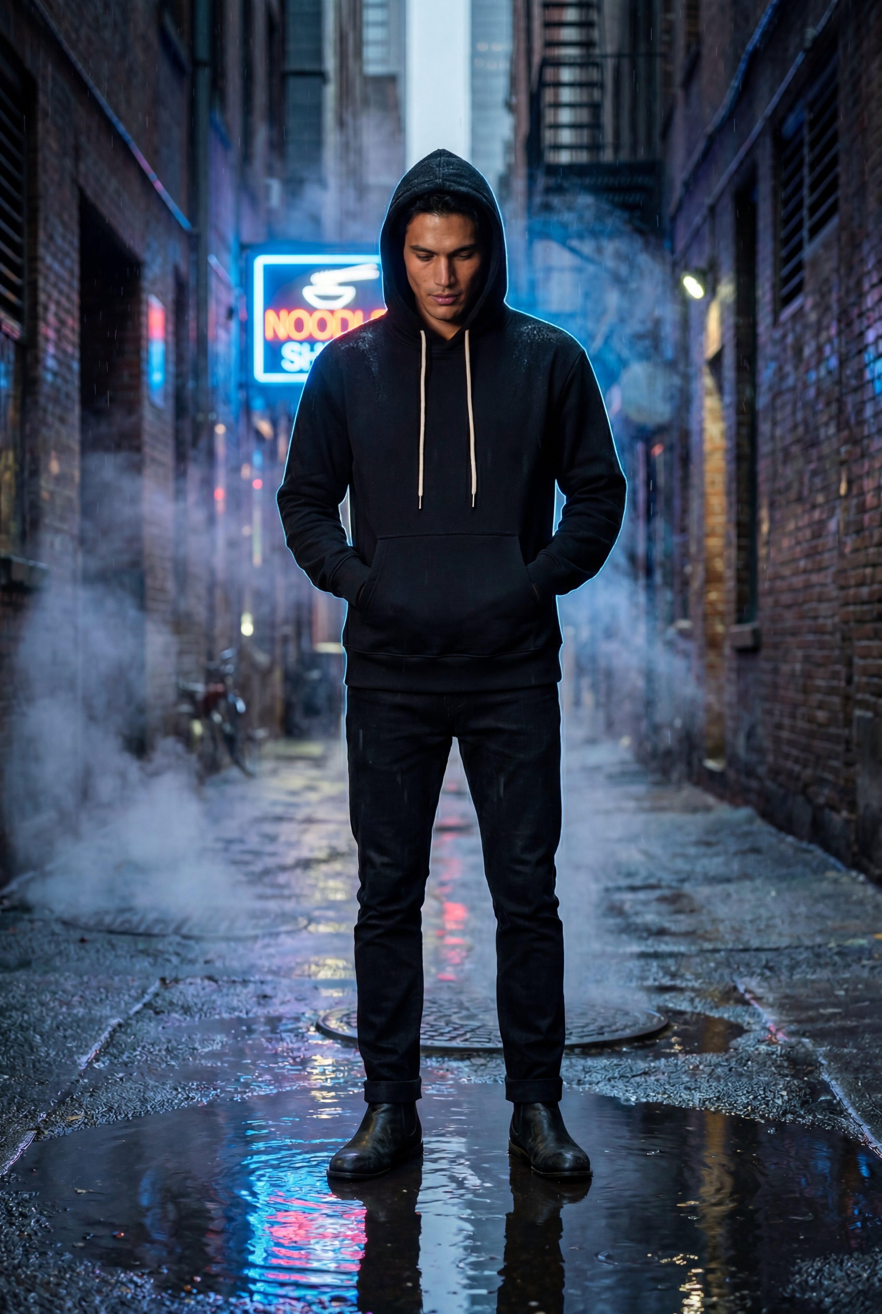 Zoyri | Contrast Patch Hoodie