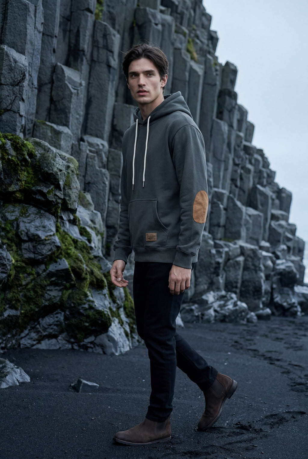 Zoyri | Contrast Patch Hoodie