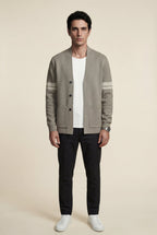 Zoyri | Stripe Sleeve Cardigan