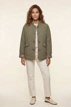 Zoyri | Leopard Trim Jacket