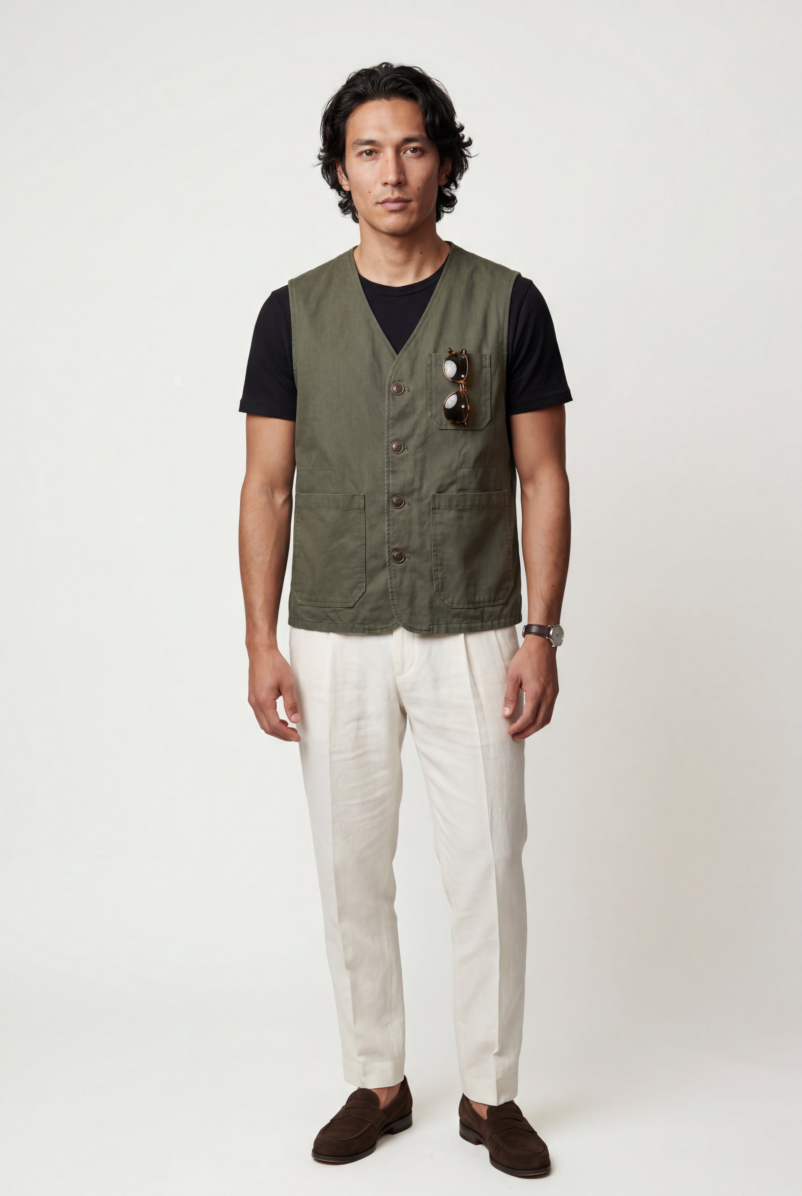 Zoyri | Utility Button Vest
