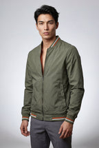 Zoyri | Striped Bomber Jacket