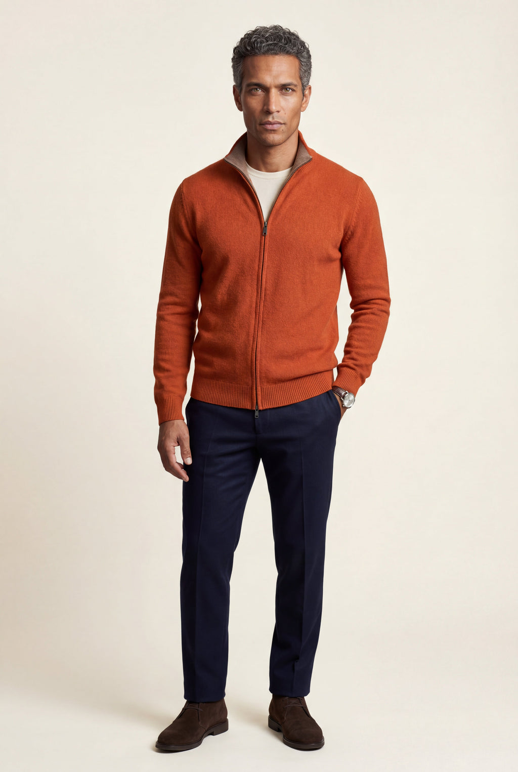 Zoyri | Textured Zip Cardigan