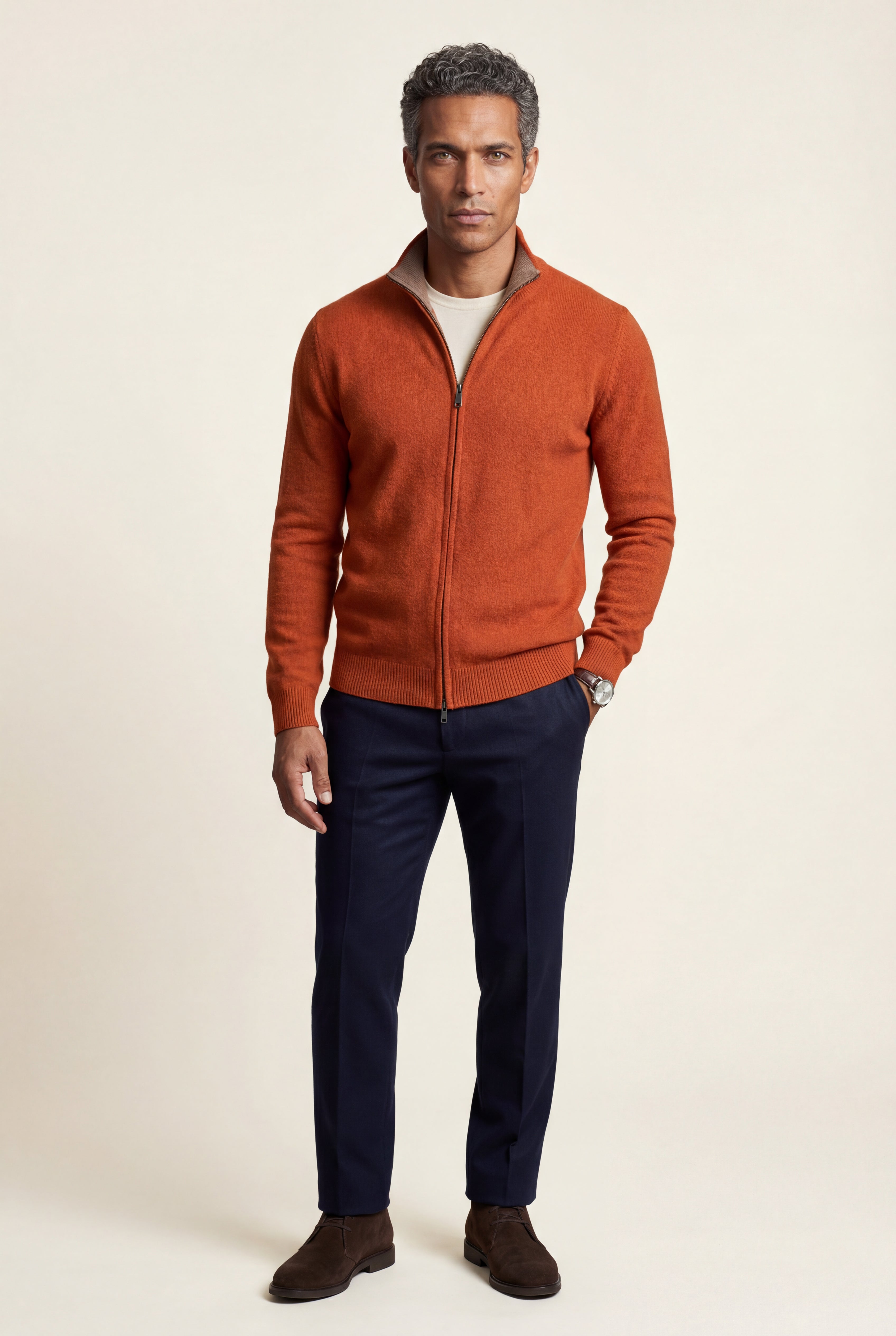 Zoyri | Textured Zip Cardigan