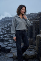 Zoyri | Collared Knit Sweater