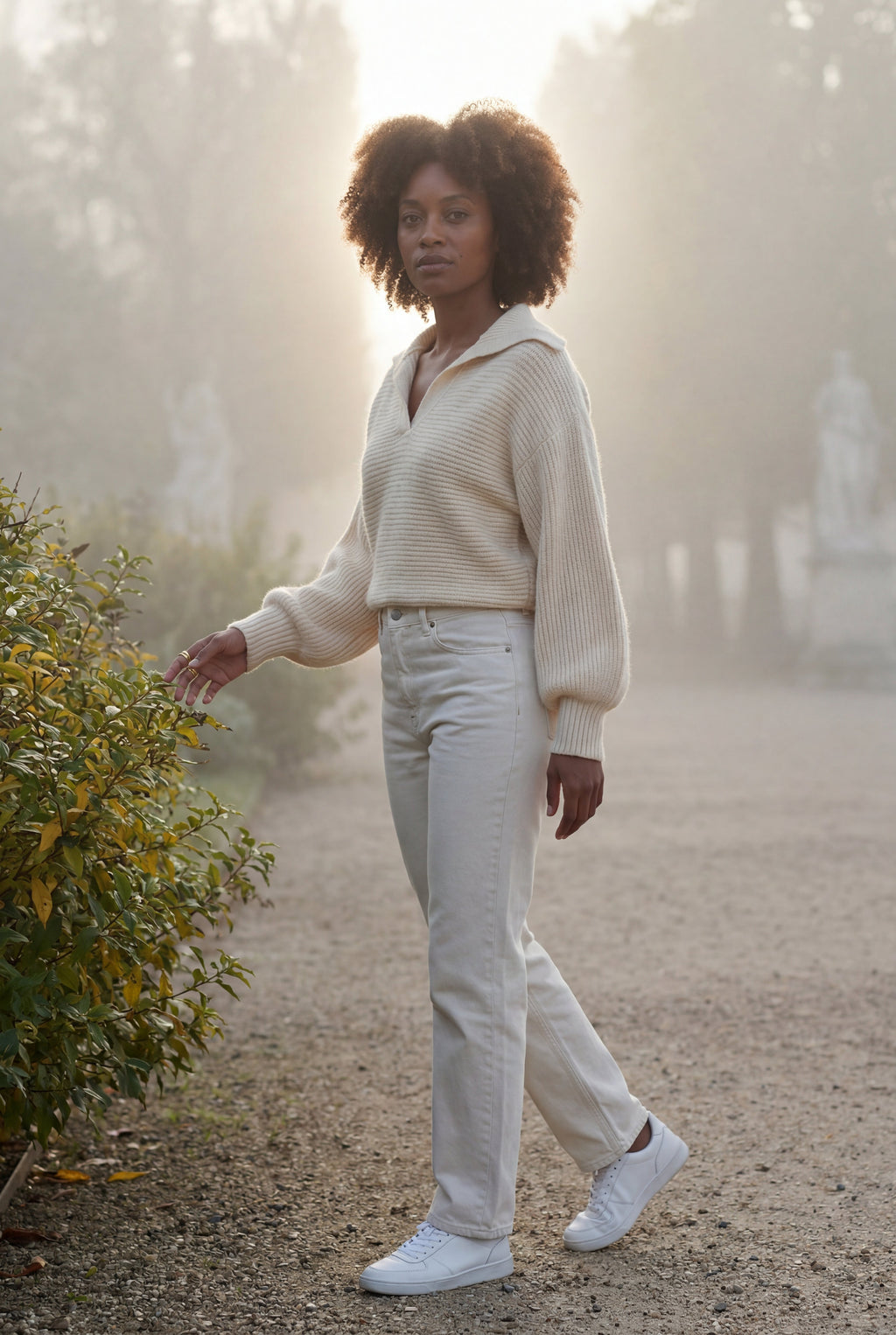 Zoyri | Collared Knit Sweater