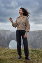 Zoyri | Collared Knit Sweater