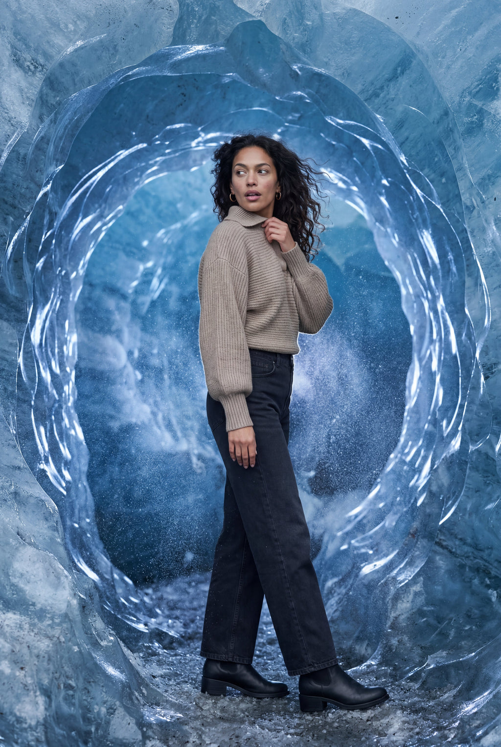 Zoyri | Collared Knit Sweater