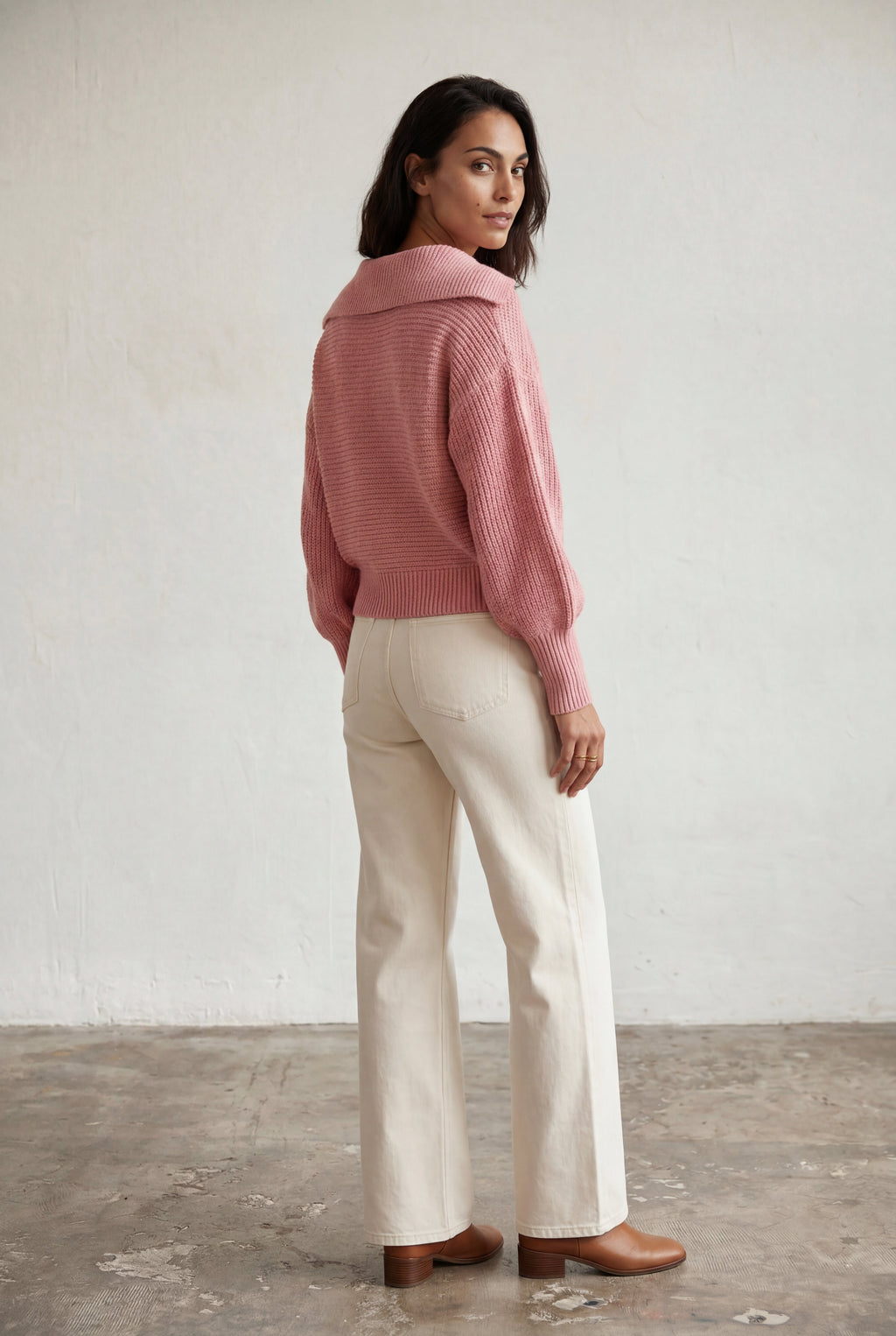 Zoyri | Collared Knit Sweater