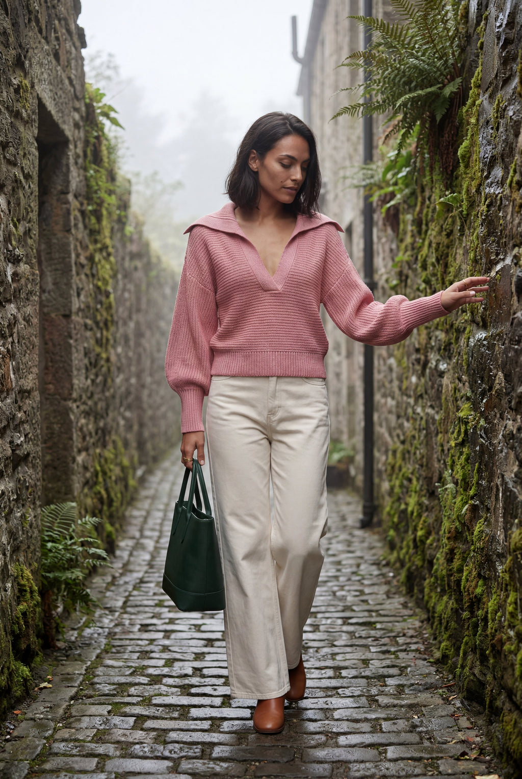 Zoyri | Collared Knit Sweater
