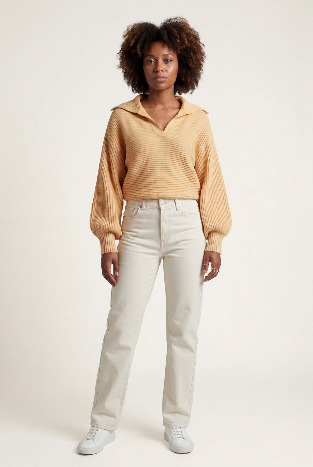 Zoyri | Collared Knit Sweater