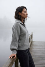 Zoyri | Collared Knit Sweater