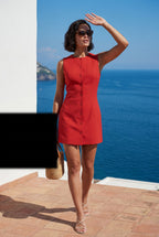 Zoyri | Button Mini Dress