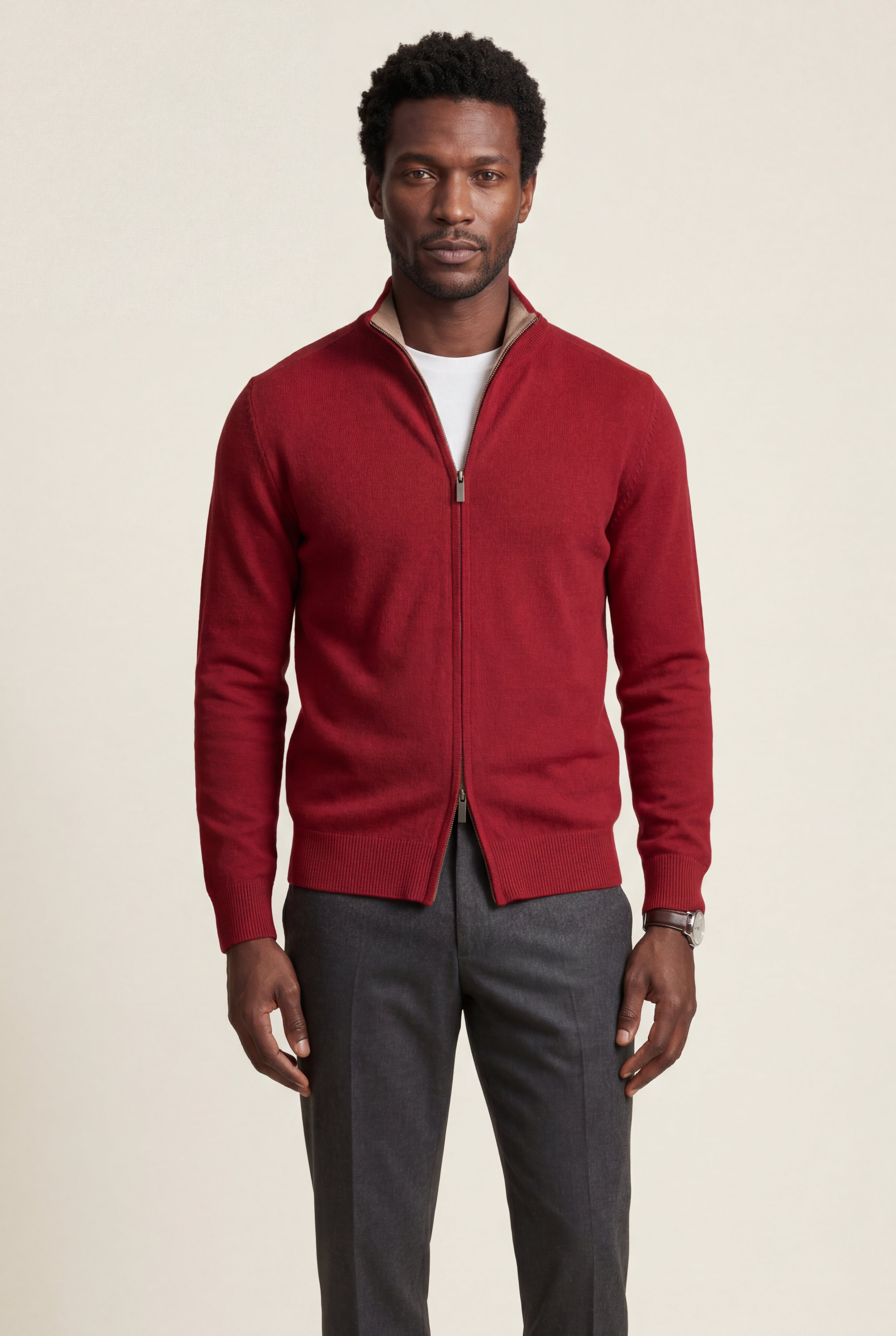 Zoyri | Textured Zip Cardigan