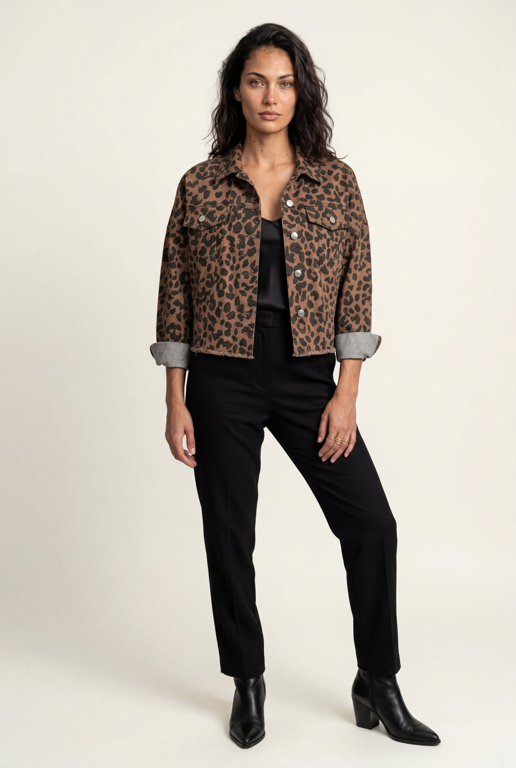 Zoyri | Leopard Cropped Jacket