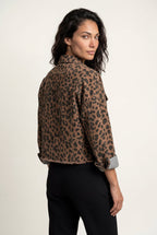 Zoyri | Leopard Cropped Jacket