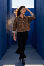 Zoyri | Leopard Cropped Jacket