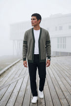 Zoyri | Stripe Sleeve Cardigan
