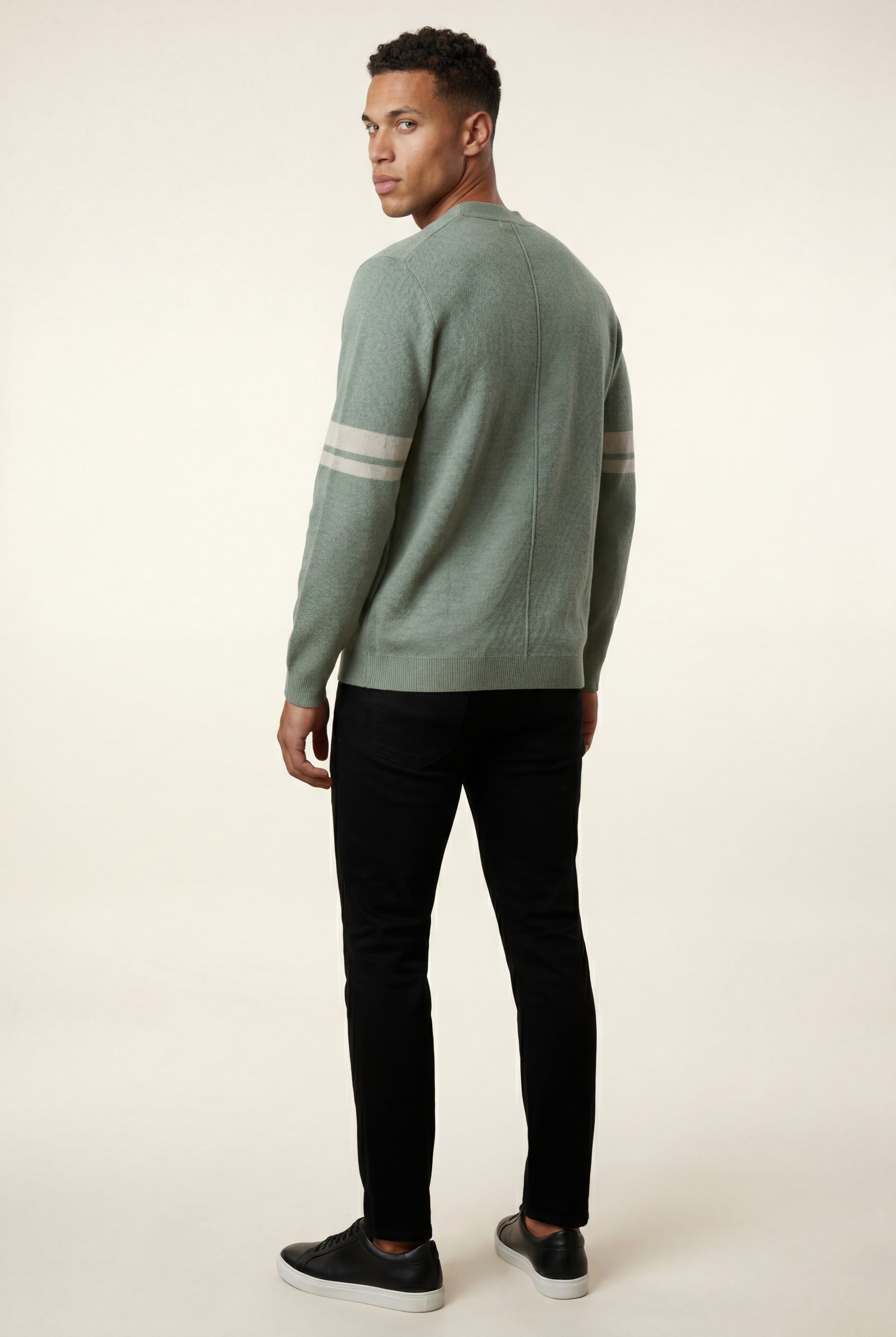 Zoyri | Stripe Sleeve Cardigan