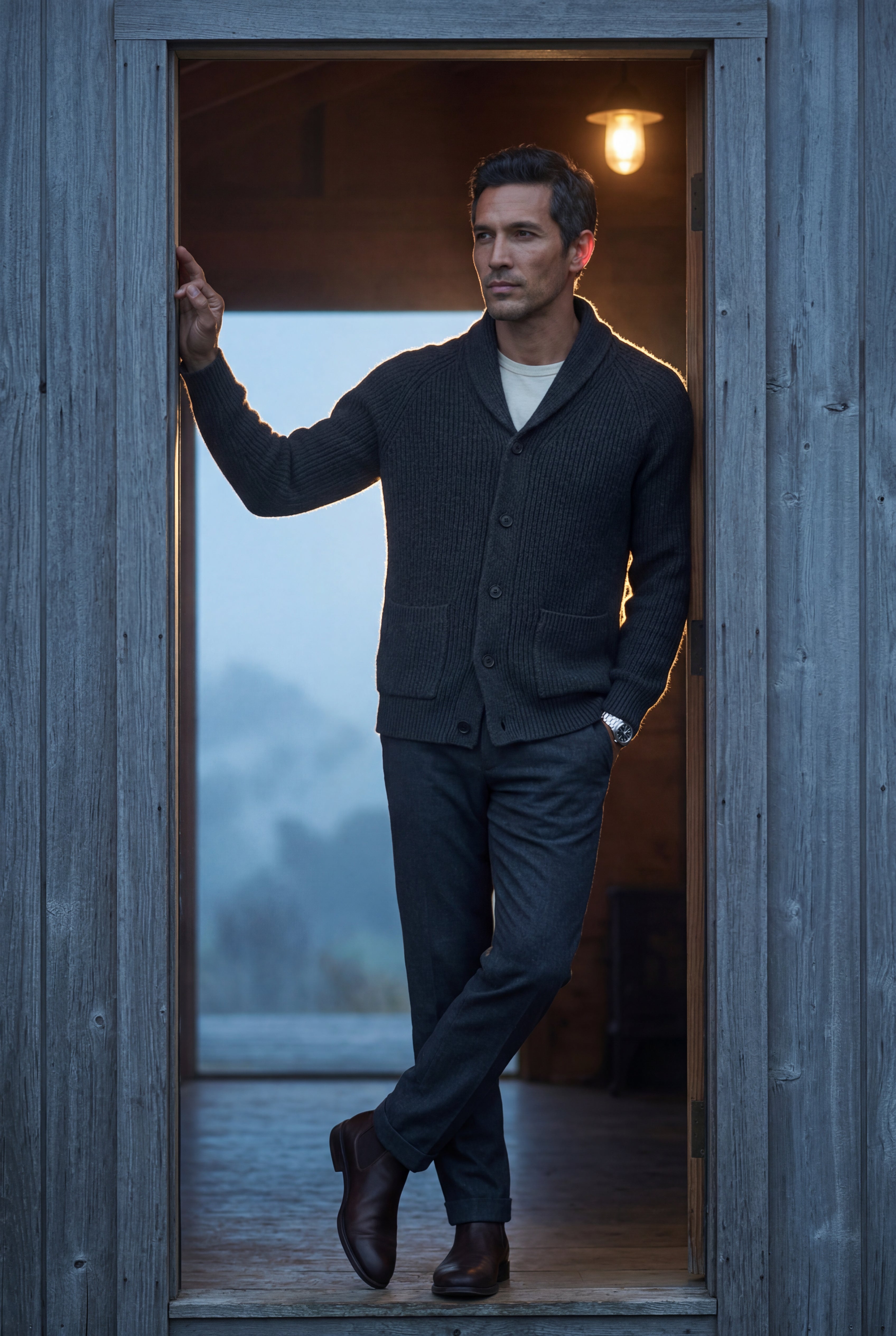 Zoyri | Shawl Collar Cardigan