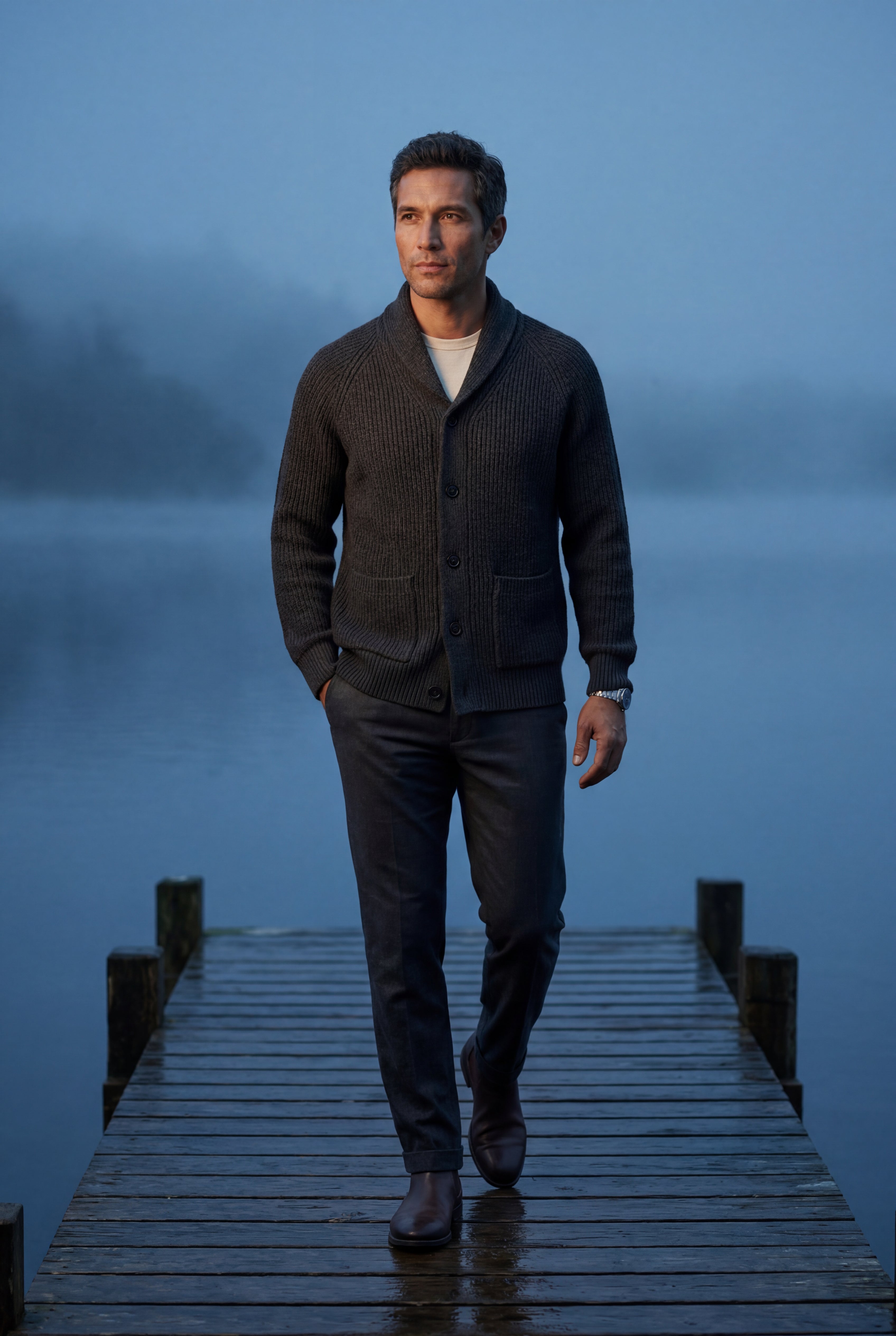 Zoyri | Shawl Collar Cardigan