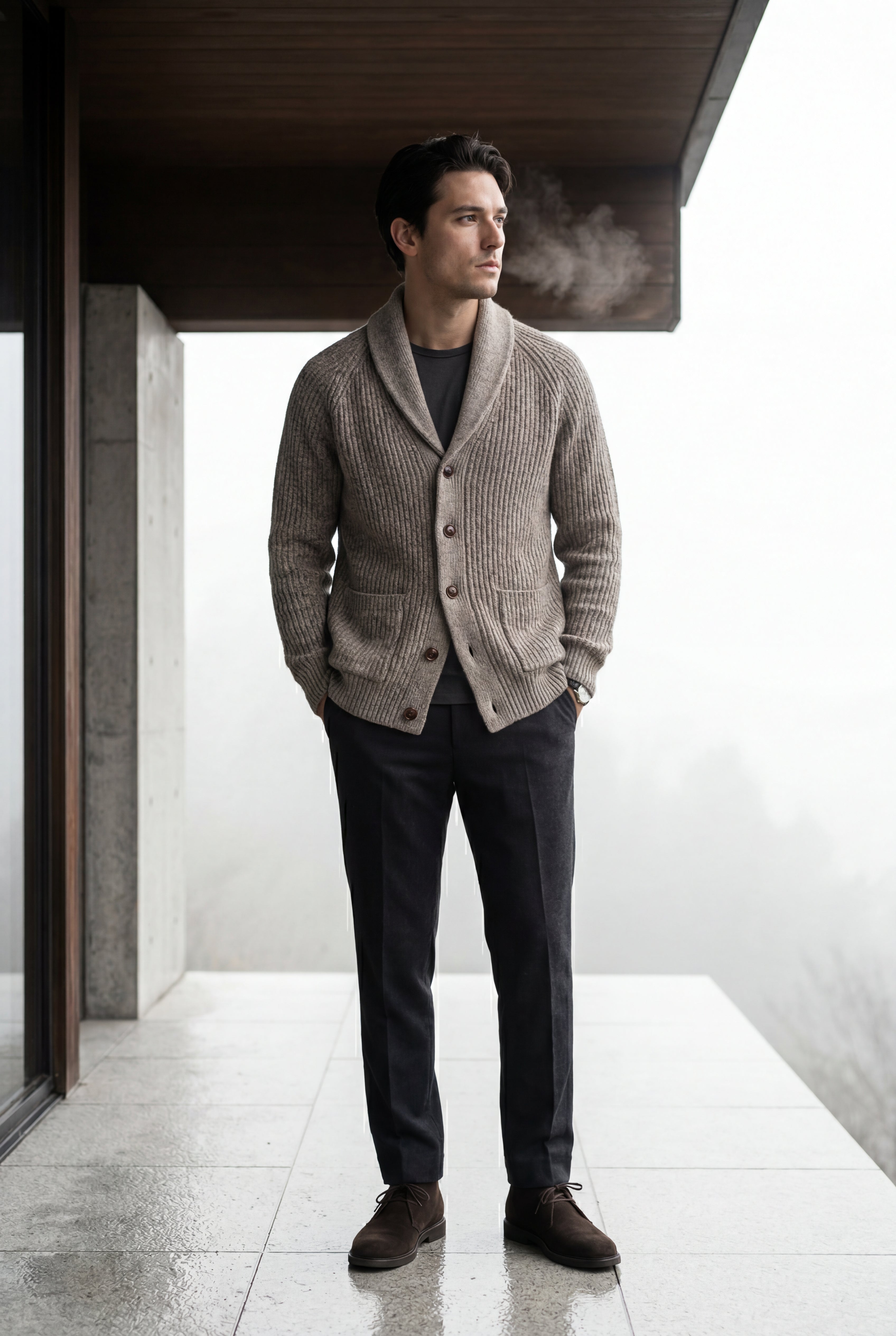 Zoyri | Shawl Collar Cardigan