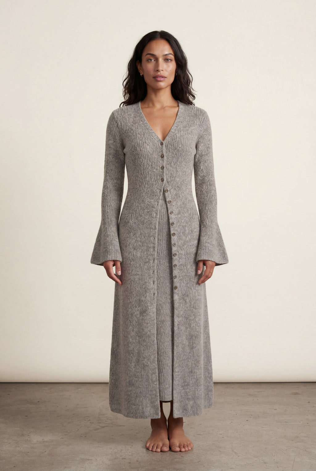 Zoyri | Ribbed Maxi Cardigan