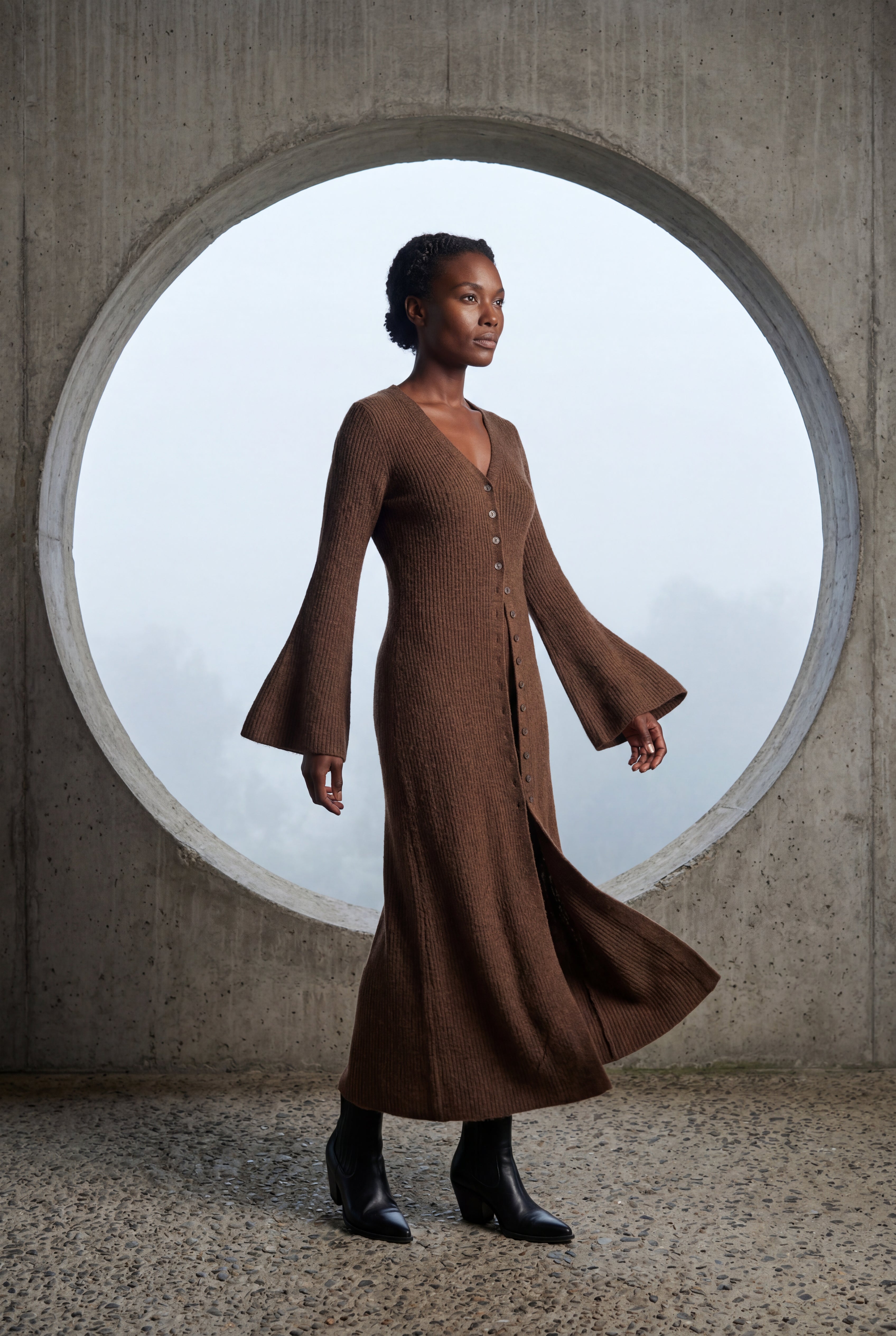 Zoyri | Ribbed Maxi Cardigan