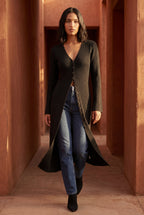 Zoyri | Ribbed Maxi Cardigan