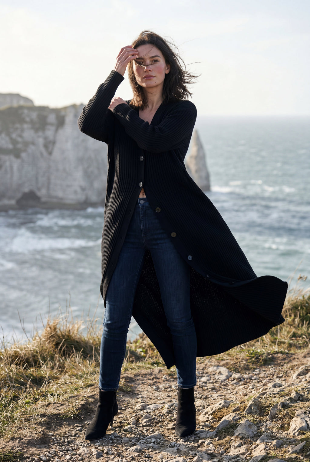 Zoyri | Ribbed Maxi Cardigan