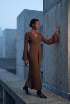 Zoyri | Ribbed Maxi Cardigan