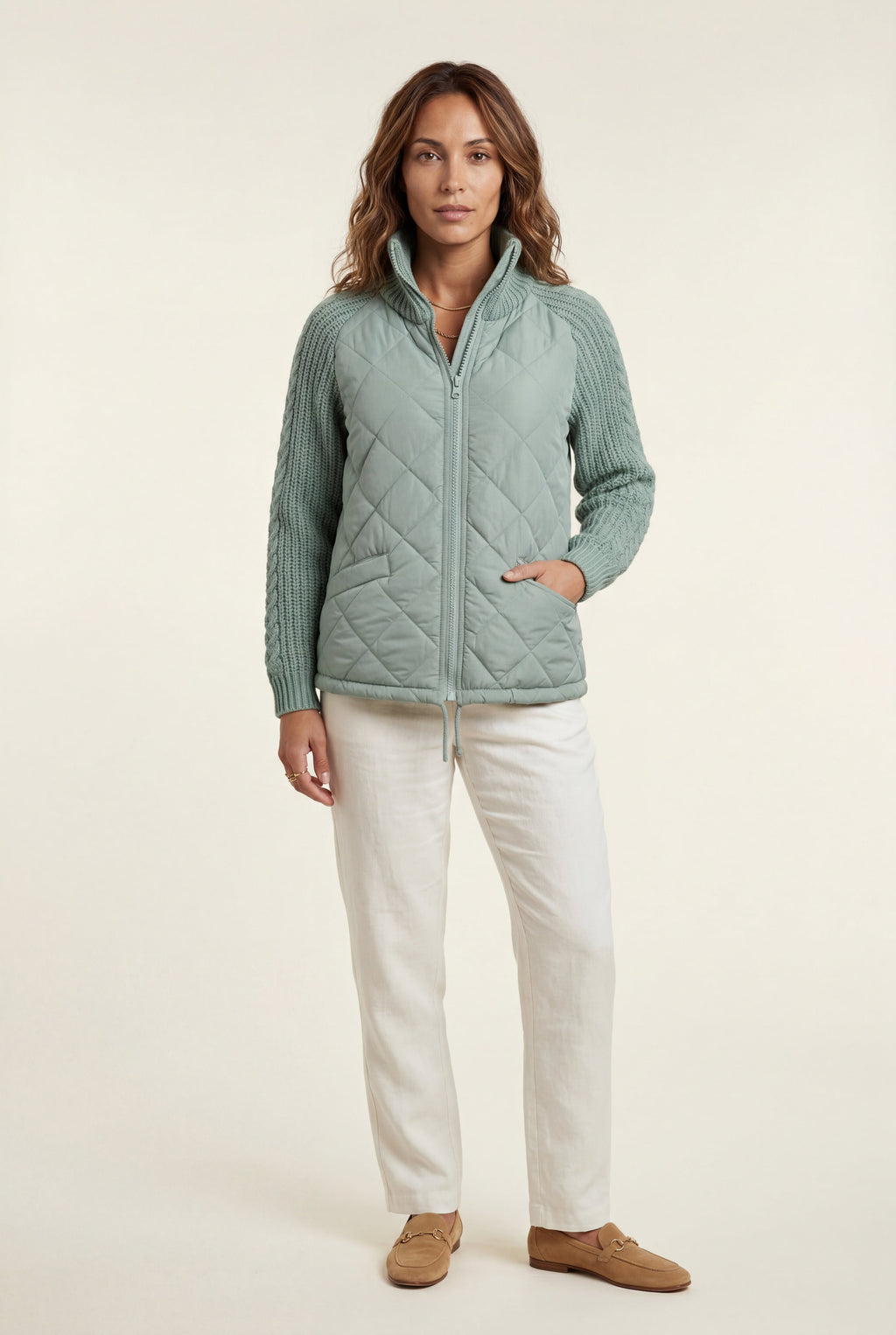 Zoyri | Quilted Knit Jacket