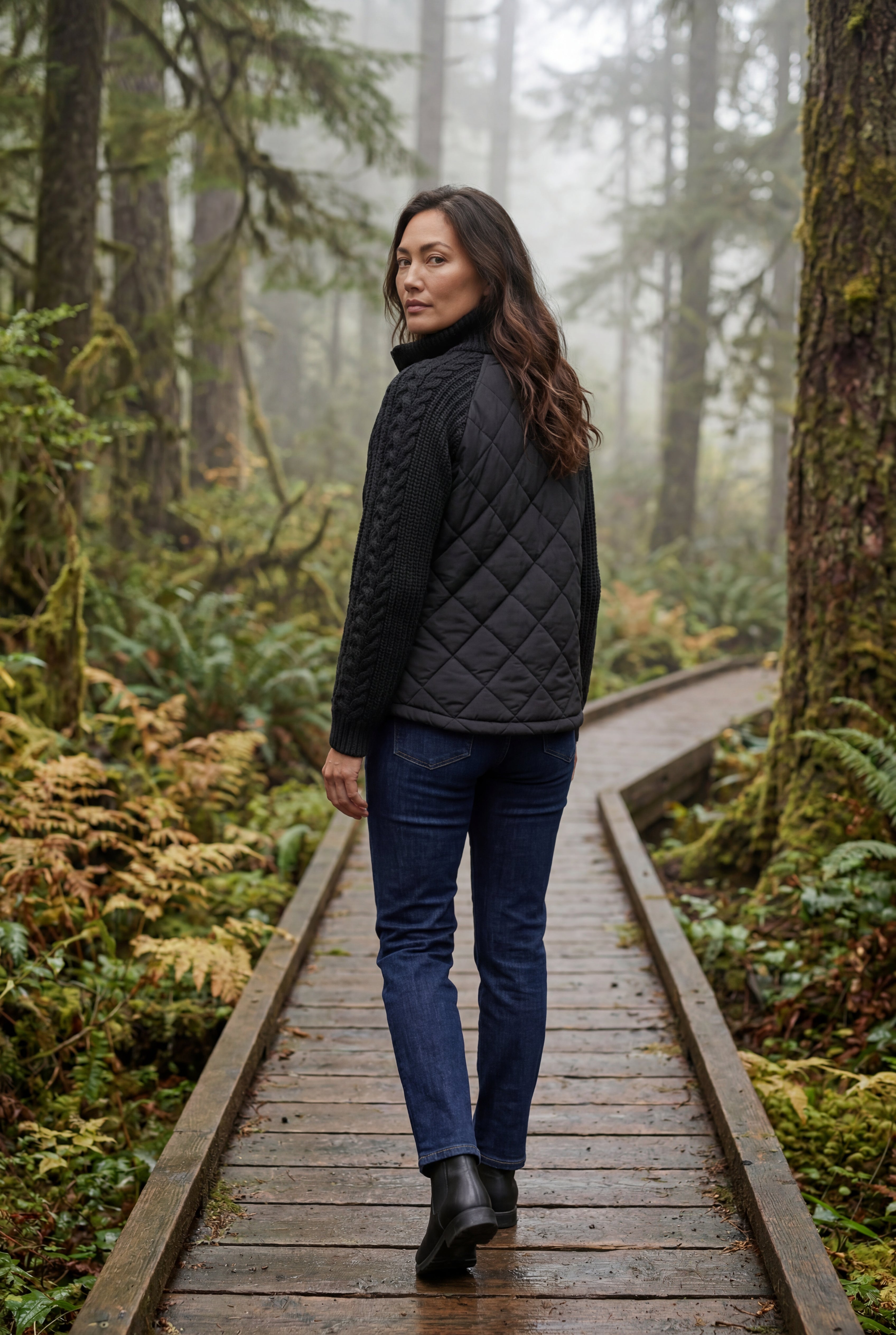 Zoyri | Quilted Knit Jacket