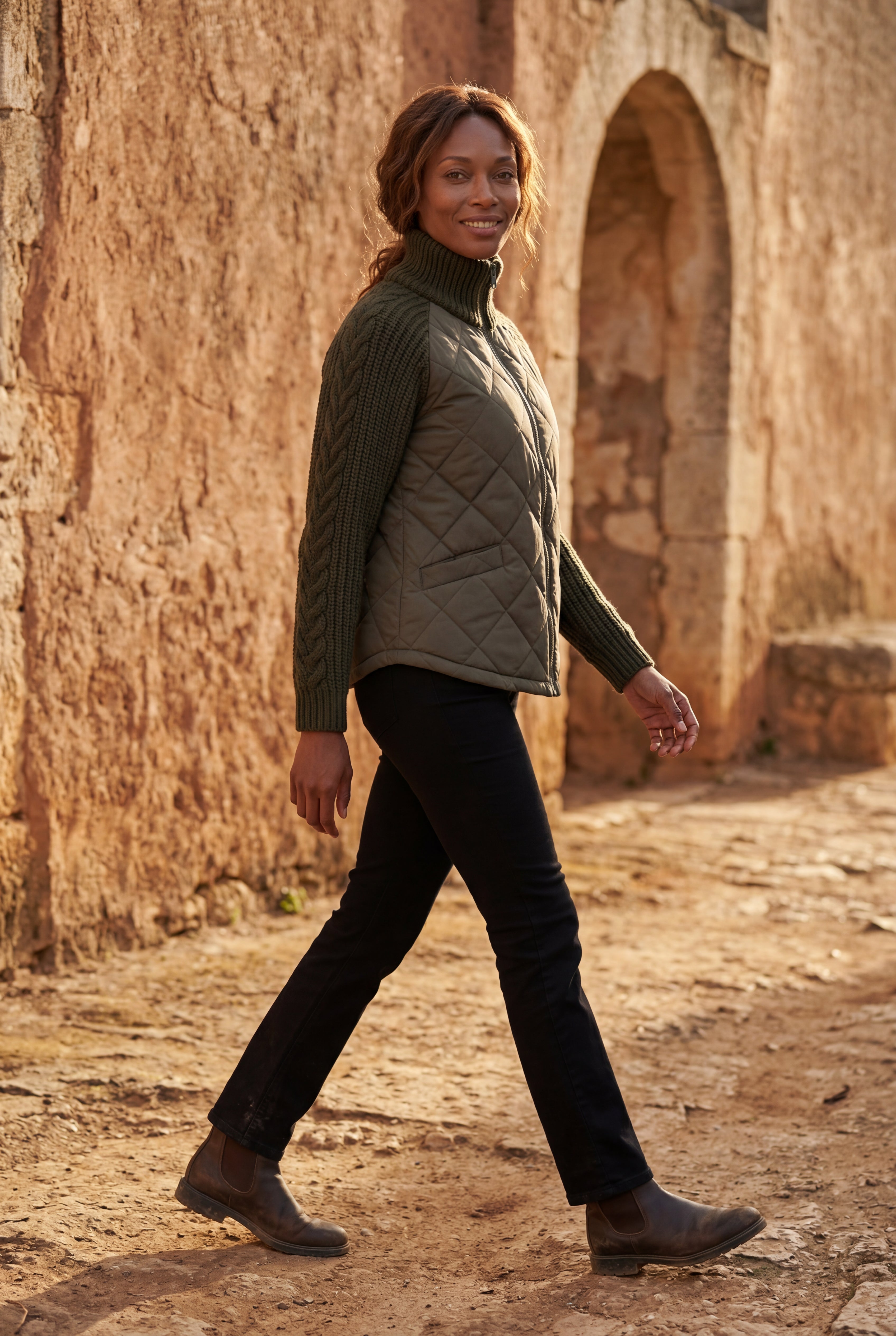 Zoyri | Quilted Knit Jacket