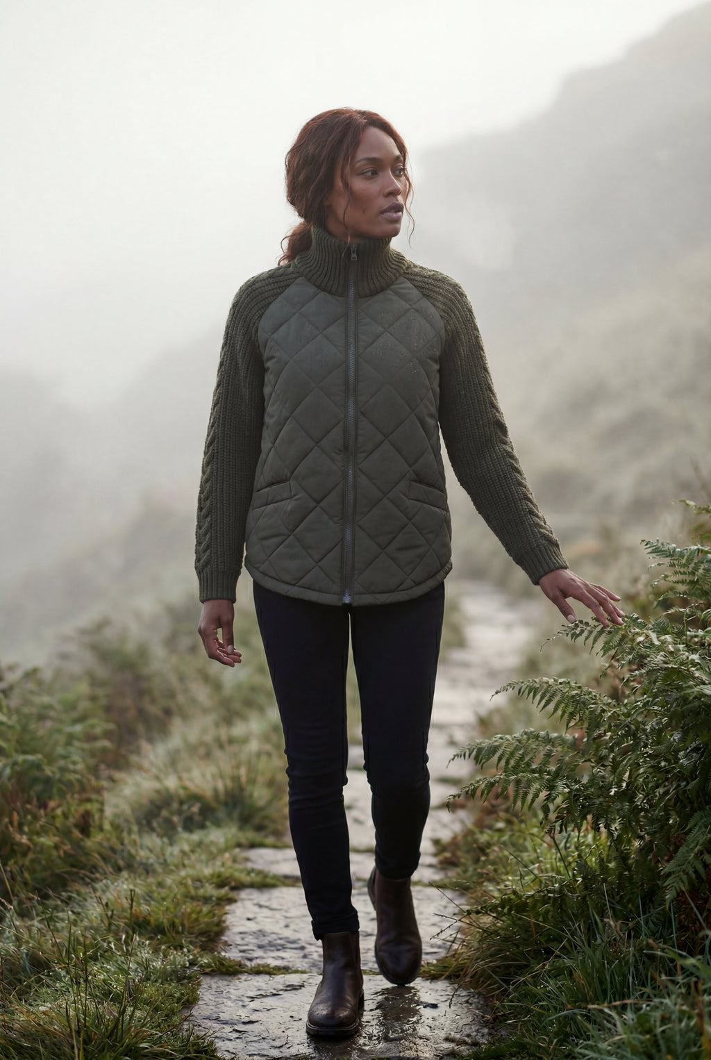 Zoyri | Quilted Knit Jacket