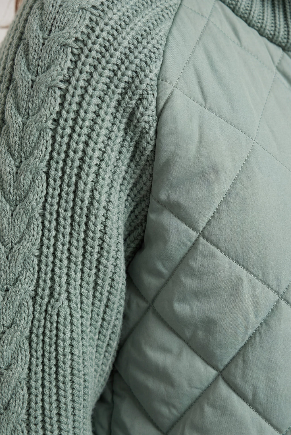 Zoyri | Quilted Knit Jacket