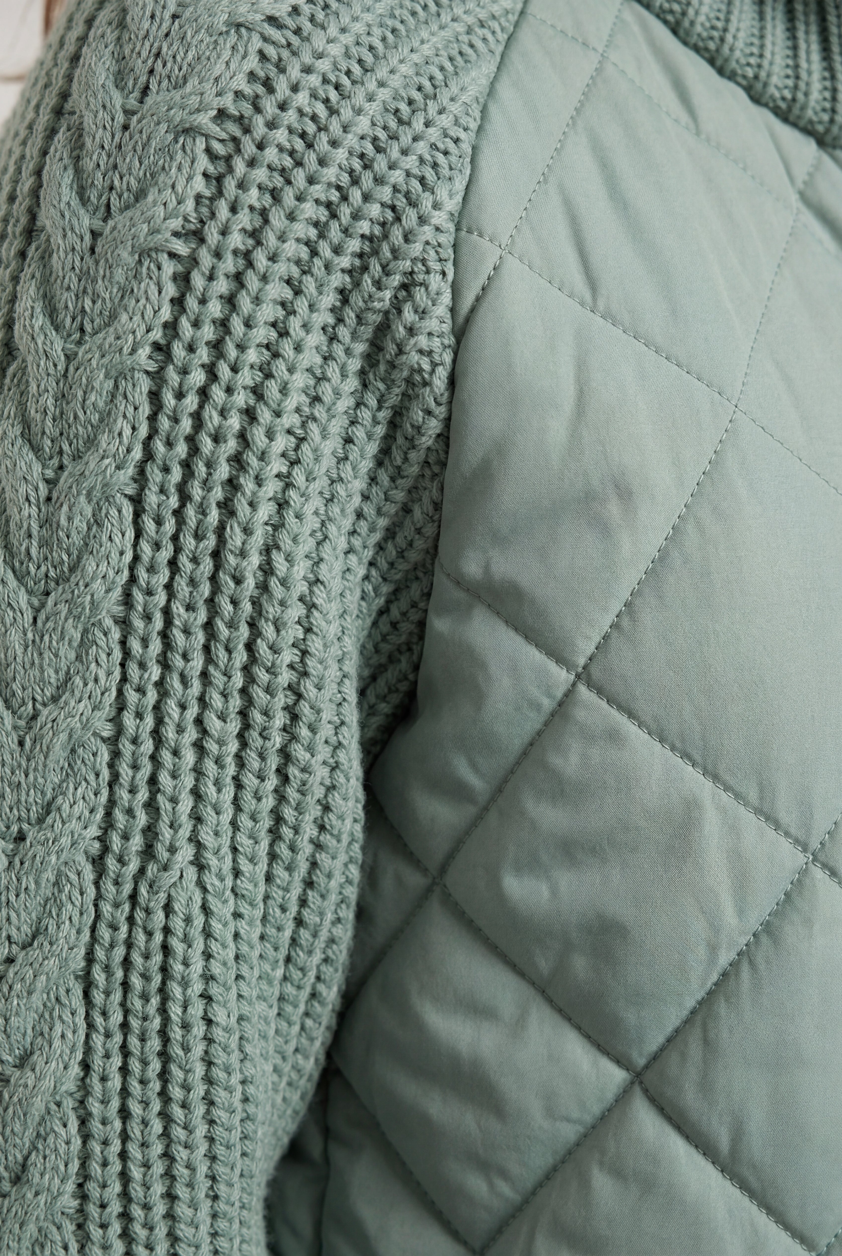 Zoyri | Quilted Knit Jacket